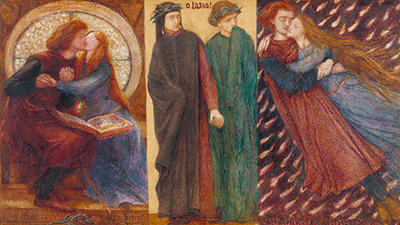 Paolo and Francesca da Rimini Dante Gabriel Rossetti